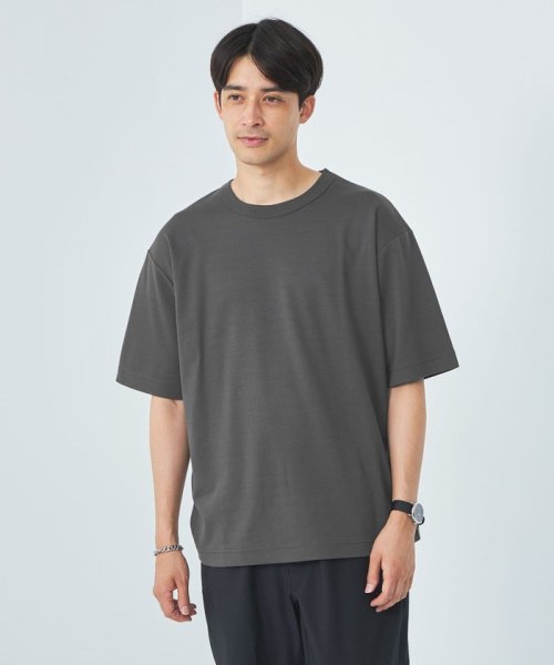 green label relaxing(グリーンレーベルリラクシング)/COOL ポンチキシリトール Tシャツ/DK.GRAY