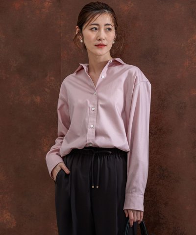 【CLASSY.2月号掲載/洗える】CANCLINI ベーシック シャツ