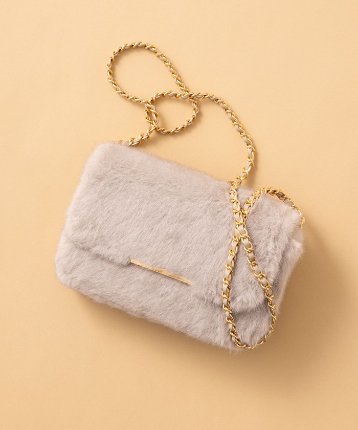 フェイクファー ショルダーバッグ(506680429)｜阪急百貨店公式通販