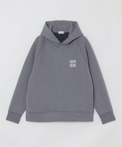 GREY LABEL シャープロゴダンボールパーカー