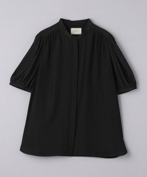 UNITED ARROWS(ユナイテッドアローズ)/COOL LIGHT ショートスリーブ ブラウス/BLACK