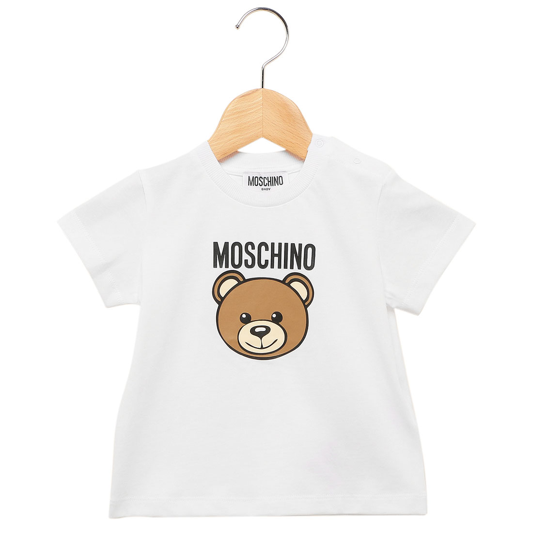 モスキーノ 子供服 Tシャツ カットソー テディベア ホワイト キッズ 