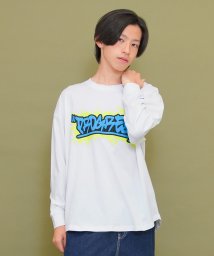 GLAZOS/グラソス GLAZOS 【STREET】フロントグラフィティプリントビッグ長袖Tシャツ/506692001