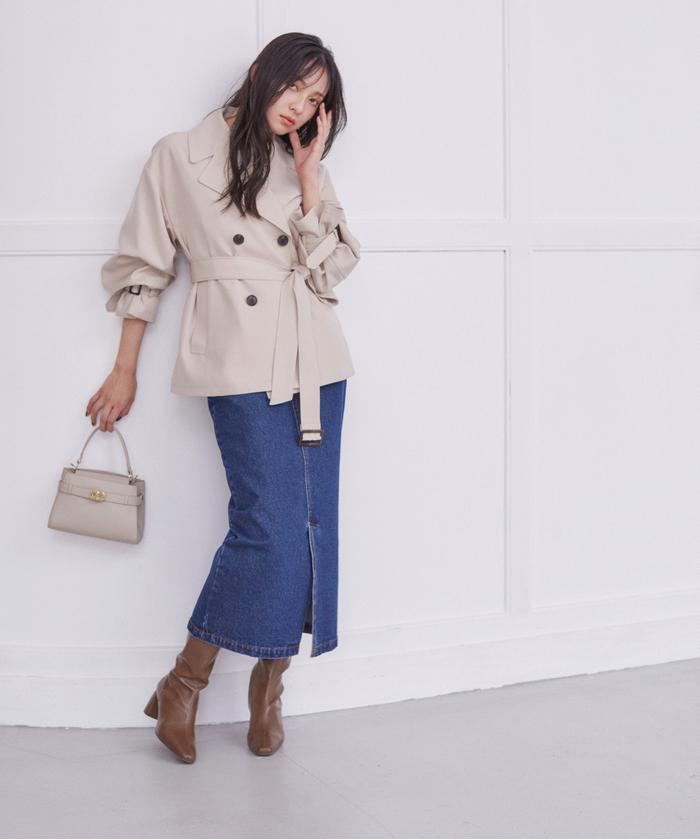 ミディー丈トレンチ(506697529) | プロポーション ボディドレッシング  