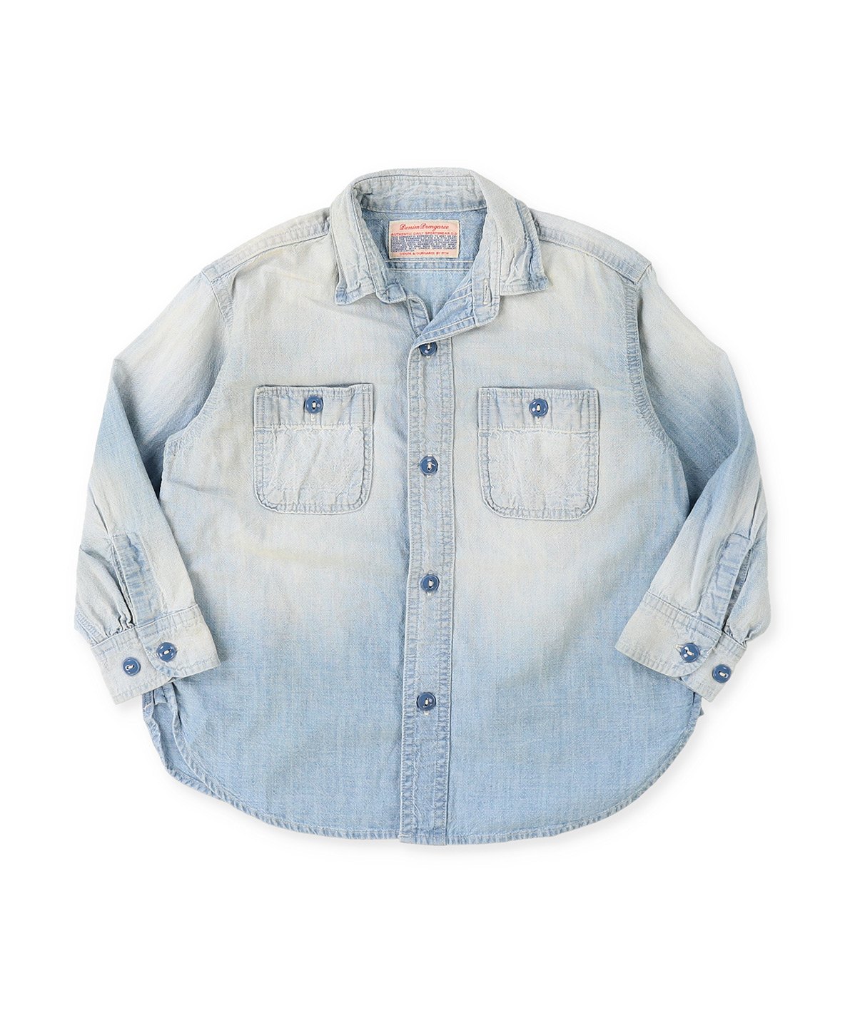 Ｉ＇ｍ　デニムダンガリーシャツ デニムダンガリー DENIM DUNGAREE Dungaree Shirt （ネイビー