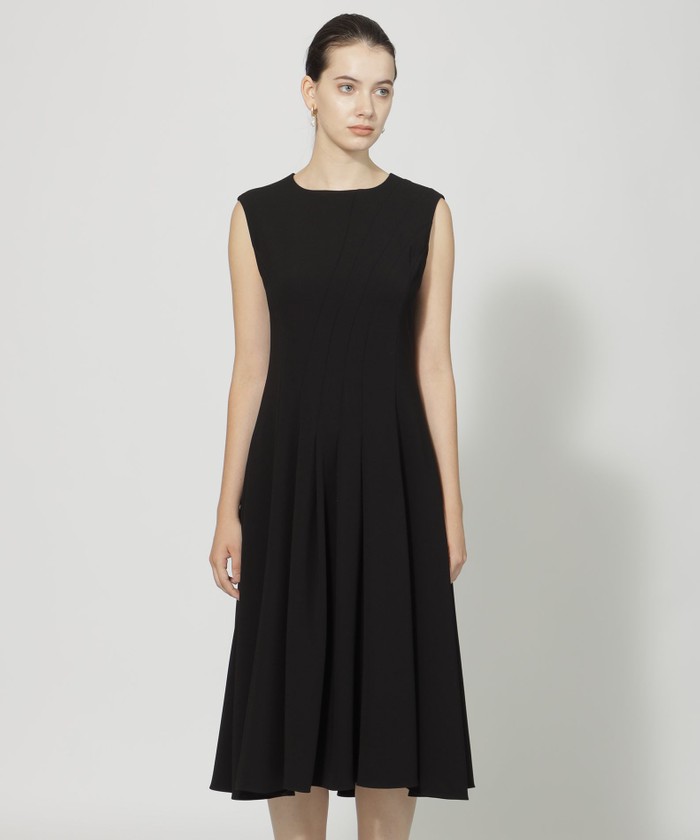 EPOCAエポカブラックドレス　ワンピース TADASHI SHOJI】キャップスリーブタイトドレス《WEB＆EPOCA THE