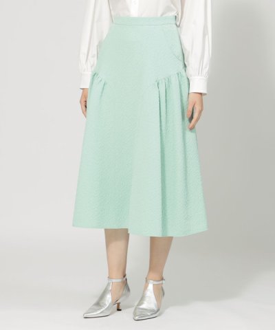 【EPOCA STORIA】 フクレジャカード ギャザースカート 《WEB＆EP