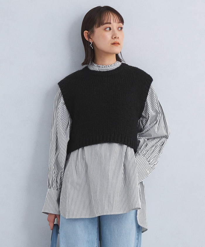ニットベスト GREEN LABEL あけよ RELAXING ゴルフ ニットベスト GREEN LABEL あけよ RELAXING ゴルフ