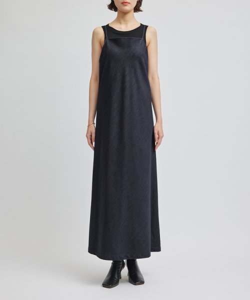 シルク混リアクティブデニムキャミワンピース(506691357) | ロペ(ROPE  