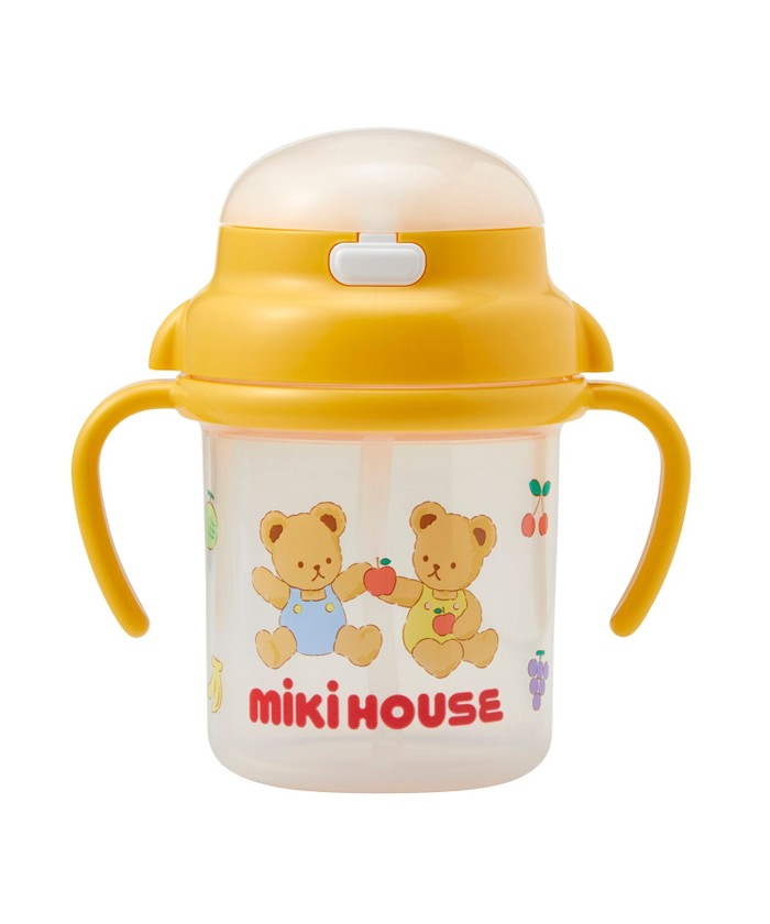 mikihouse 【ミキハウス】 ストローマグ イエロー --