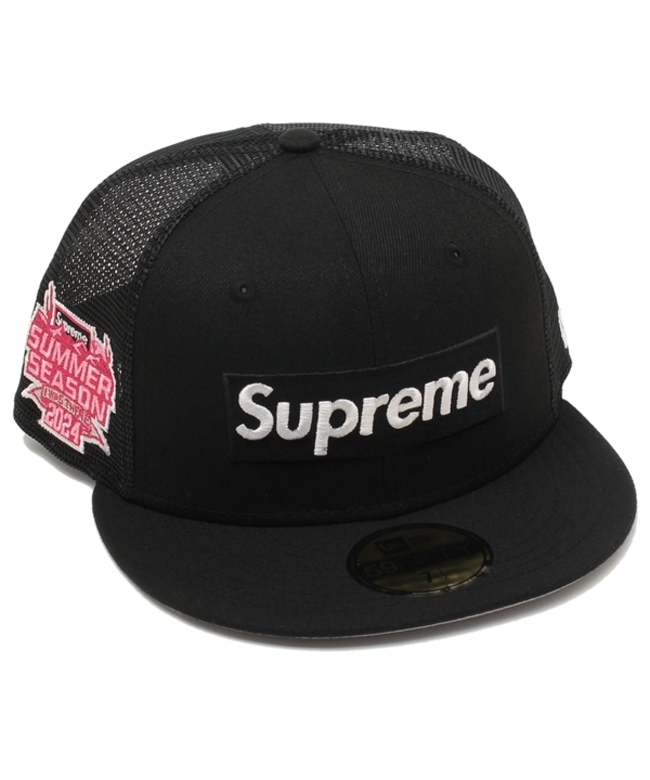 シュプリーム 帽子 ボックスロゴ メッシュ ニューエラ キャップ ブラック メンズ レディース ユニセックス SUPREME DROP8 034  BLACK(506724153) | シュプリーム(Supreme) - MAGASEEK