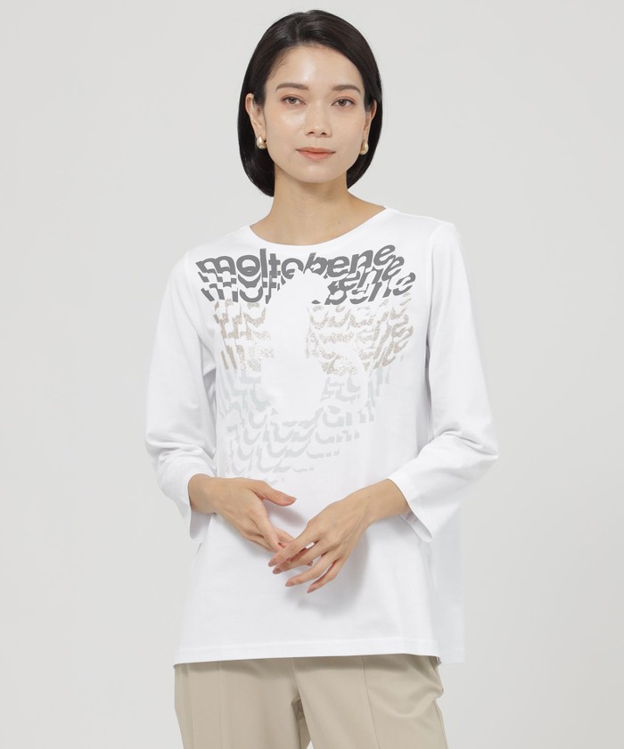 ホワイト系｜カットソー・Tシャツ｜EVEX by KRIZIA(エヴェックス