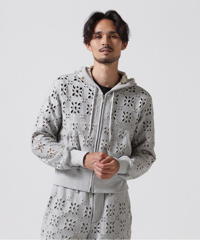 MASU/エムエーエスユー/FLOWER HOLE ZIP－UP SWEAT PARKA/MPFW－CS0324 