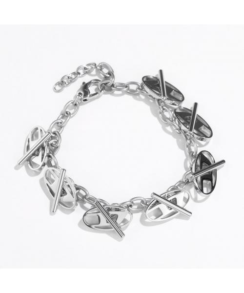 DIESEL ブレスレット DIESELディーゼルブレスレットDx1354シルバー