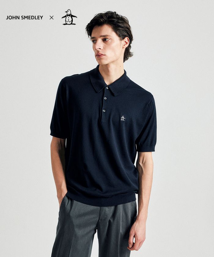 PAPAS ✖️ JOHN SMEDLEY コラボ ポロシャツ PAPAS ✖️ JOHN SMEDLEY コラボ ポロシャツ Munsingwear JOHN