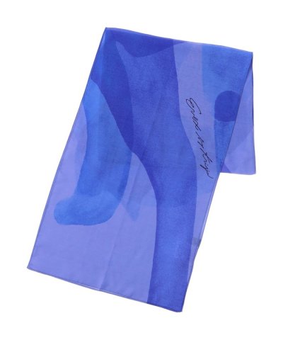 【ウォッシャブル】パンサーモチーフプリントストール