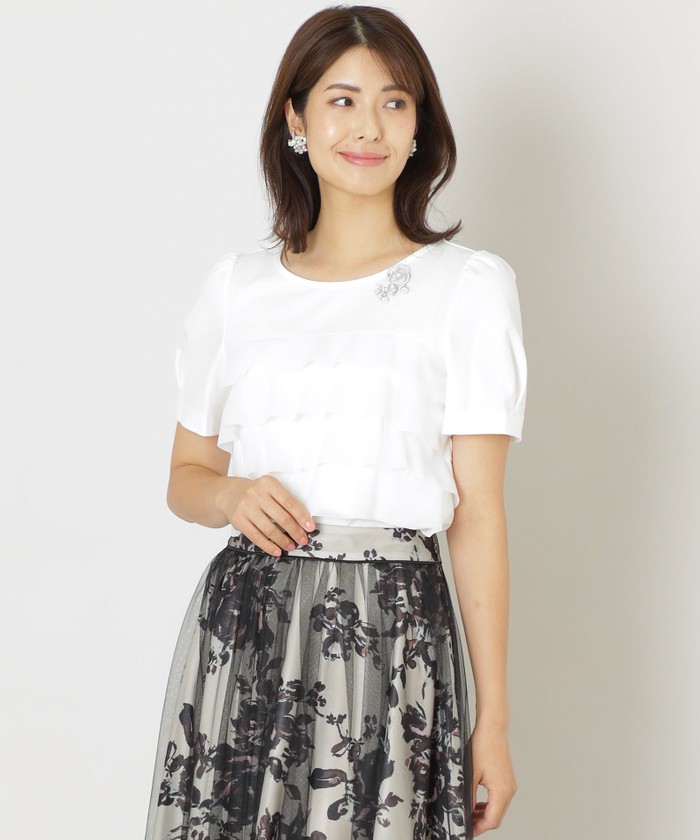 TO BE CHIC カットソー ブラック系｜カットソー・Tシャツ｜TO BE CHIC(トゥー ビー