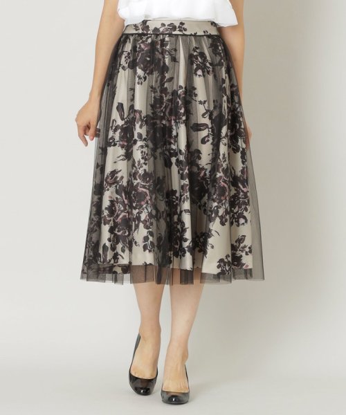 チュールレイヤーフラワープリント スカート(506726166) | トゥービー  