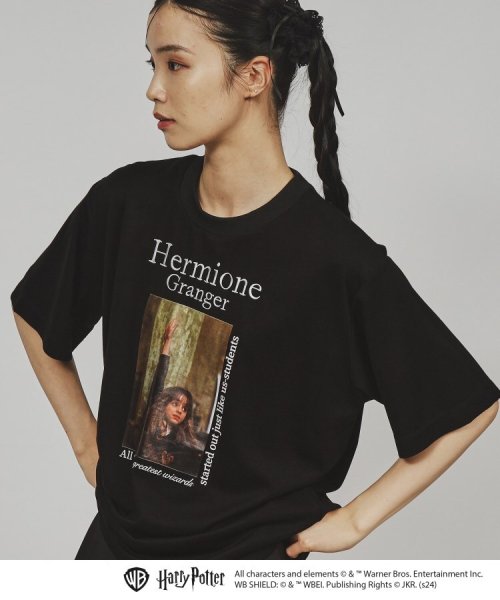 tk.TAKEO KIKUCHI(ティーケー　タケオキクチ)/【Harry Potter Capsule Collection】フォトプリントTシャツ/ブラック（019）