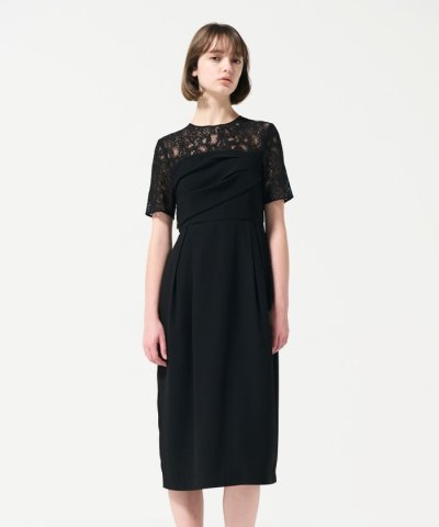 タックドレープコクンドレス