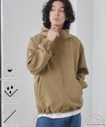 coen(coen)/【C.Mt】 HOOD BLOUSON/MD.BROWN