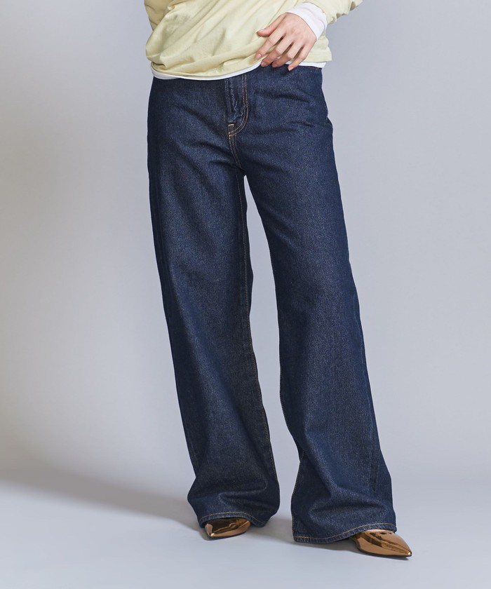 Levis＞RIB CAGE ワイド デニムパンツ/ロイヤルブルー(506672094  