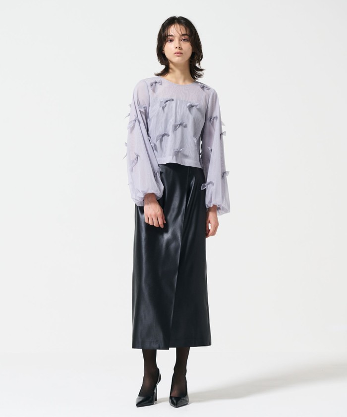 グレースコンチネンタル　カットソー タックカットトップ / GRACE CONTINENTAL | GRACE CONTINENTAL