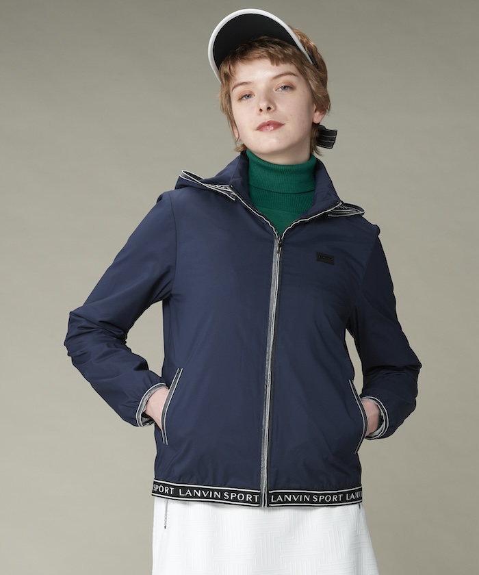 ランバンスポールハイブリットパーカーブルゾン蓄熱保温 ランバンスポールハイブリットパーカーブルゾン蓄熱保温