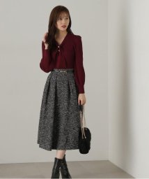 PROPORTION BODY DRESSING/ベーシックツイードフレアスカート24AW/506770414