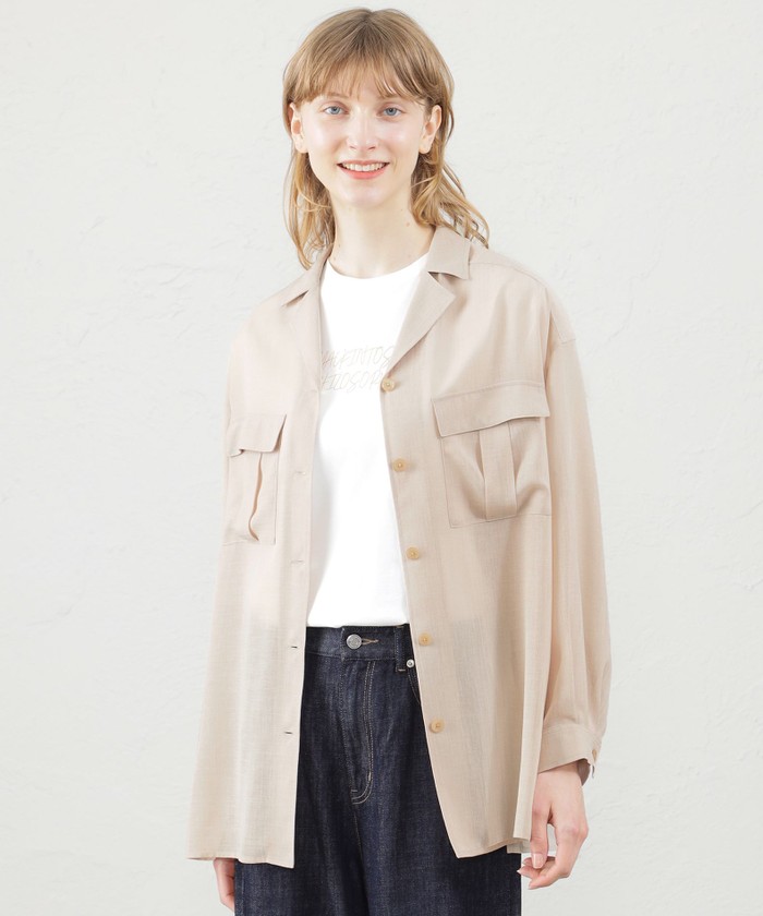 極美品✨マッキントッシュフィロソフィー　コンパクトブルゾン　36 ベージュ 公式】MACKINTOSH PHILOSOPHY(マッキントッシュフィロソフィー