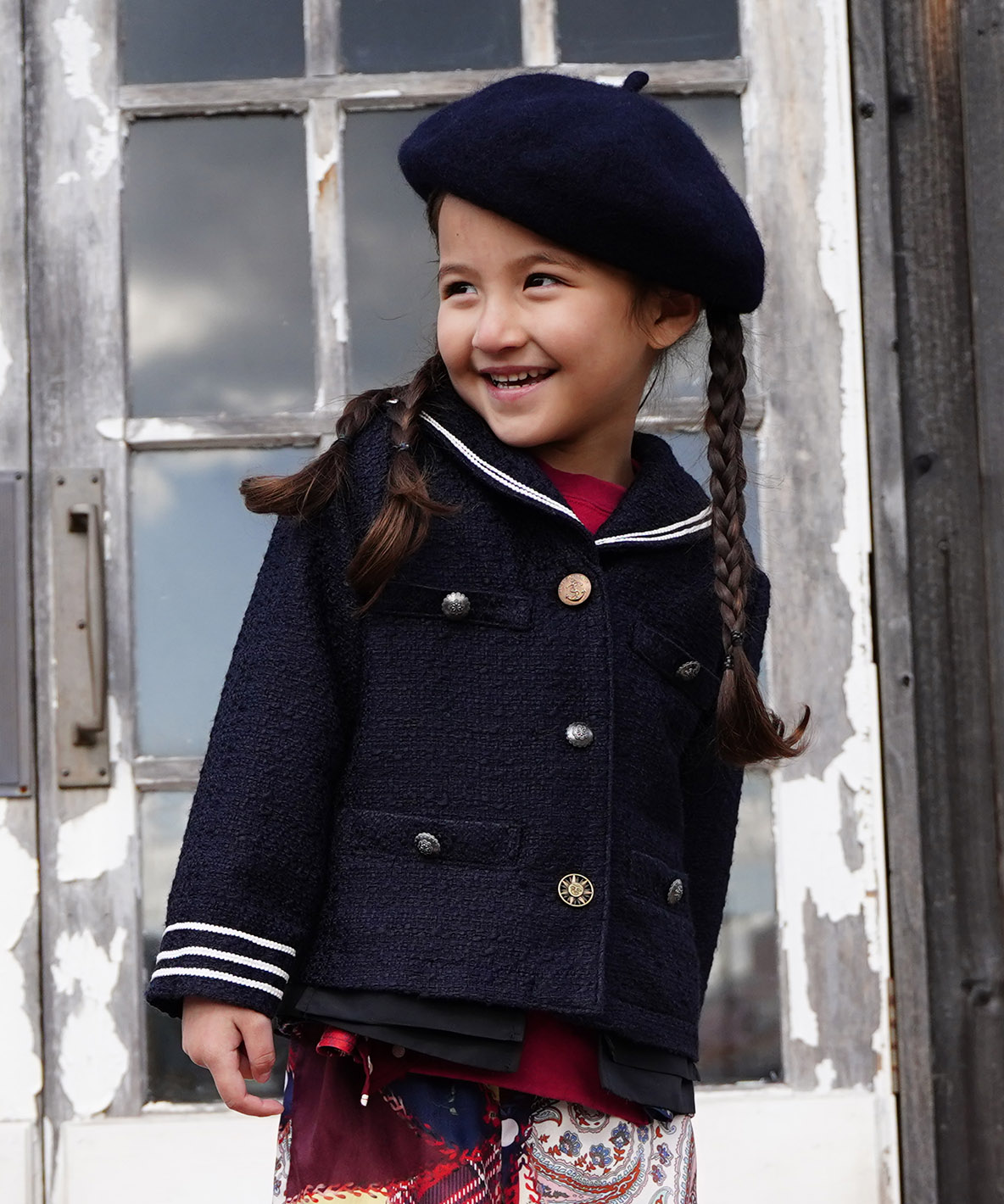 GOTOHOLLYWOOD ゴートゥーハリウッド GO TO HOLLYWOOD Sailor Collar ネイビー 130cm GOTOHOLLYWOOD ゴートゥーハリウッド GO TO HOLLYWOOD Sailor Collar ネイビー 130cm