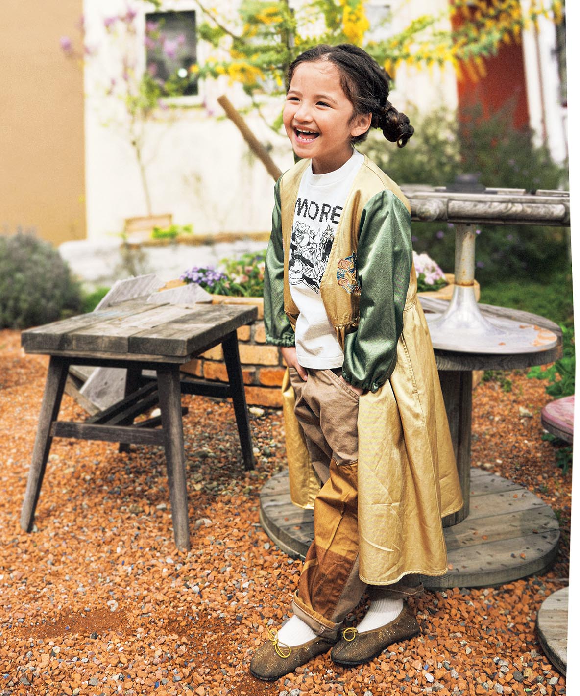 GOTOHOLLYWOOD ゴートゥーハリウッド GO TO HOLLYWOOD Souvenir Dres カーキ 110cm GOTOHOLLYWOOD ゴートゥーハリウッド GO TO HOLLYWOOD Souvenir Dres カーキ 110cm