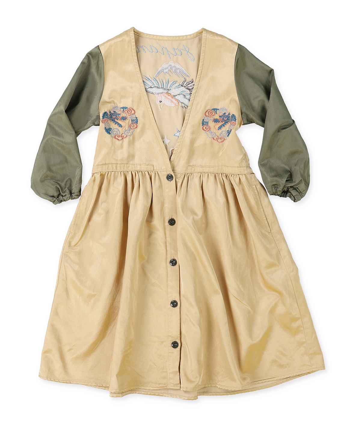 GOTOHOLLYWOOD ゴートゥーハリウッド GO TO HOLLYWOOD Souvenir Dres カーキ 1 GOTOHOLLYWOOD ゴートゥーハリウッド GO TO HOLLYWOOD Souvenir Dres カーキ 1