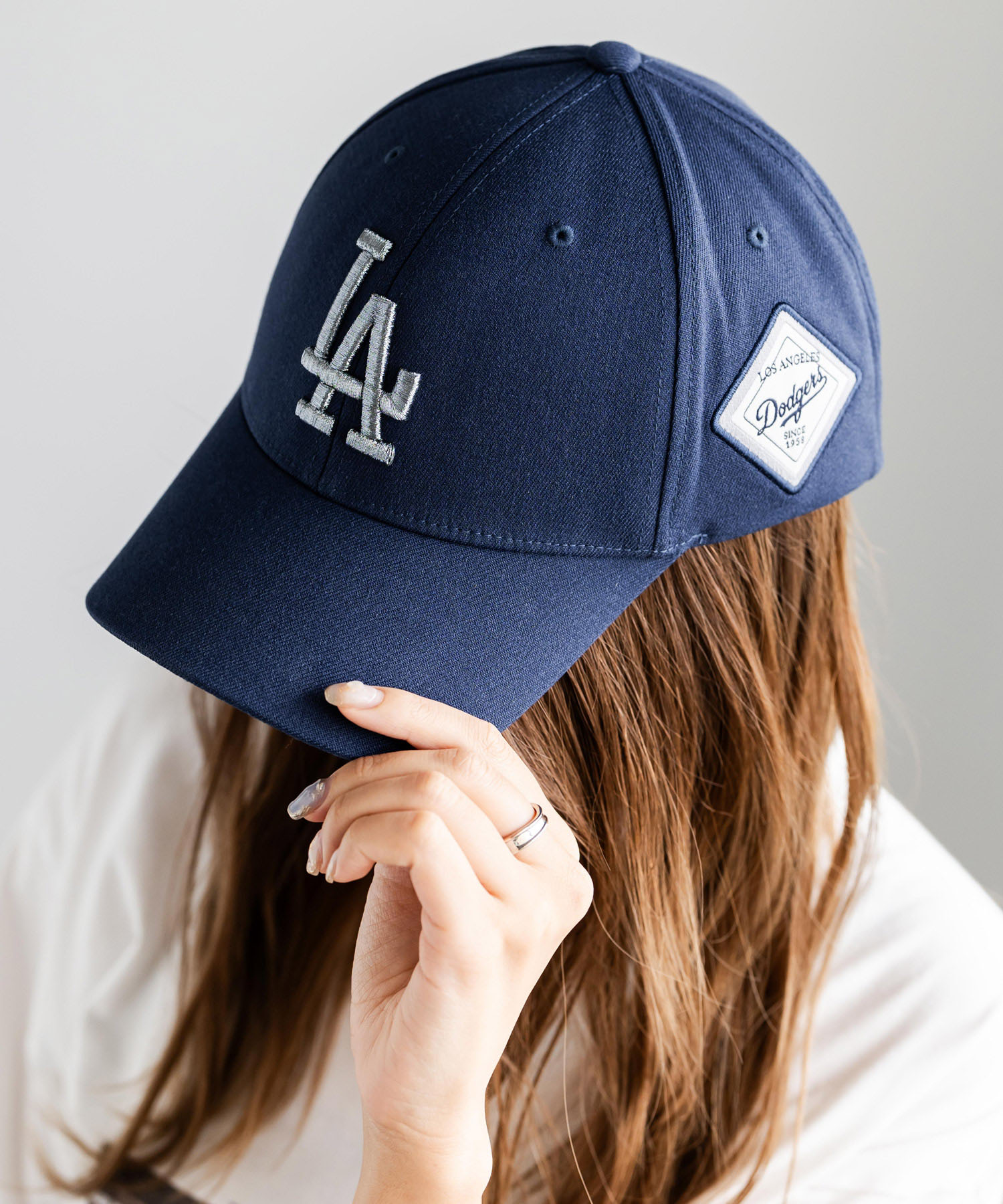 値下げ！中古品 くっきー ぶてぃっく LAロゴ刺繍 ベースボール