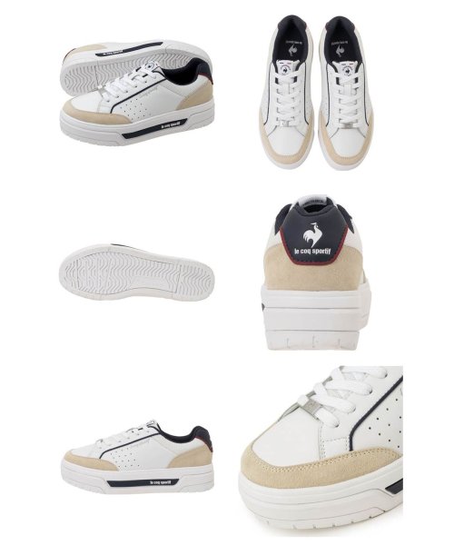 le coq sportif(ルコックスポルティフ)/ルコックスポルティフ le coq sportif レディース QL3XJC05 ラ ローランPF/ホワイト