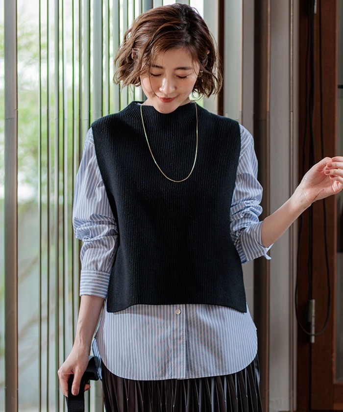 日曜日限定SALE！！【23区Lサイズ】今季物！！涼しい〜！2wayニット♪ 日曜日限定SALE！！【23区Lサイズ】今季物！！涼しい〜！2way
