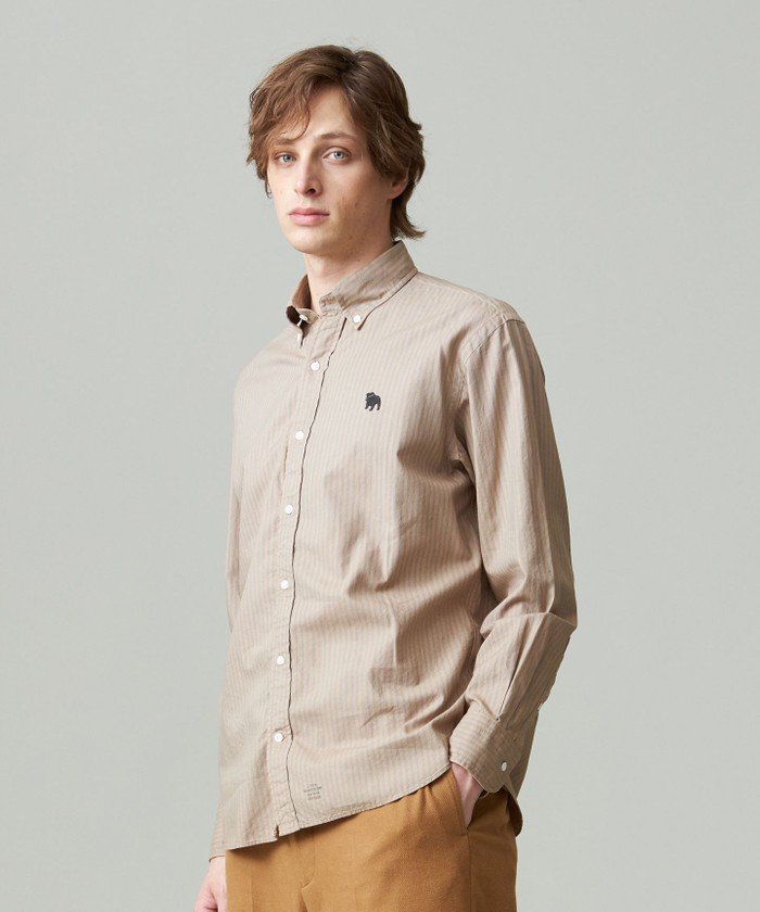 大人気バックブル】オックスフォードストライプ チェック ガーメント  