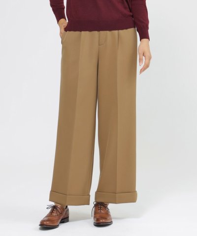 【Precious掲載】【ウォッシャブル】カルゼストレッチ　パンツ