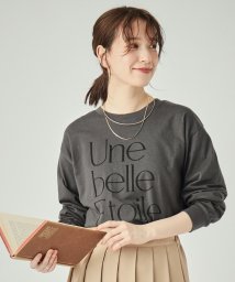 SHOO・LA・RUE/【洗える】プリントロングスリーブTシャツ/506821387