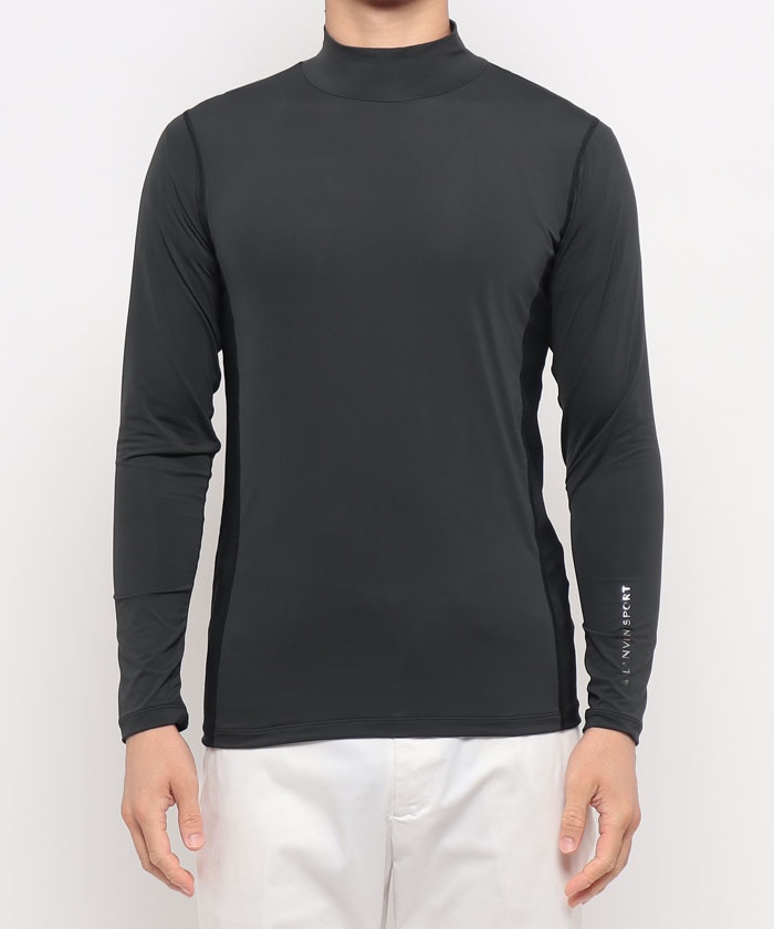 LANVINSPORT 長袖ハイネックアンダーシャツ 【返品不可商品】 ブラック 38 LANVINSPORT 長袖ハイネックアンダーシャツ 【返品不可商品】 ブラック 38