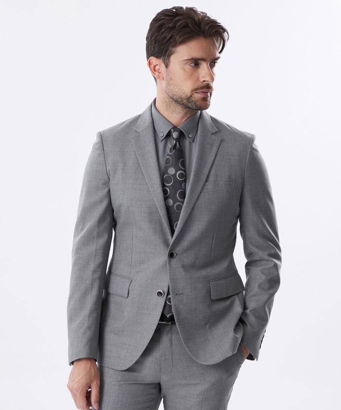 セットアップ】ナチュラルストレッチウールジャケット(506777740