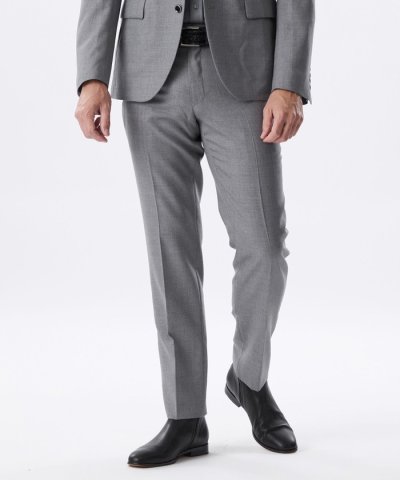 【セットアップ】ナチュラルストレッチウールパンツ