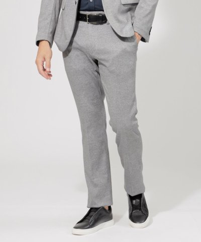 【セットアップ】ヘリンボーンプリントパンツ