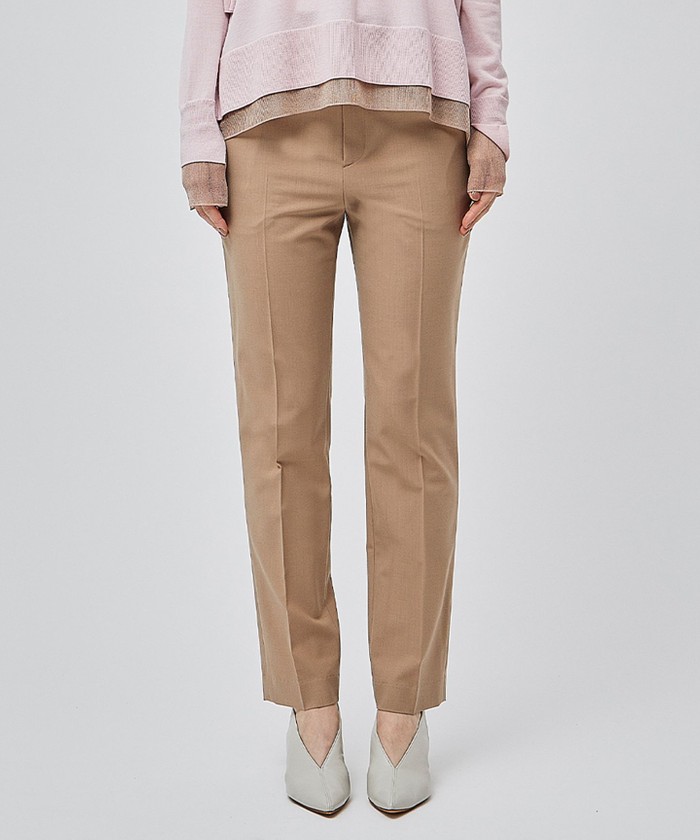 BEIGE 【洗える】ABEL / テーパードパンツ CAMEL 4