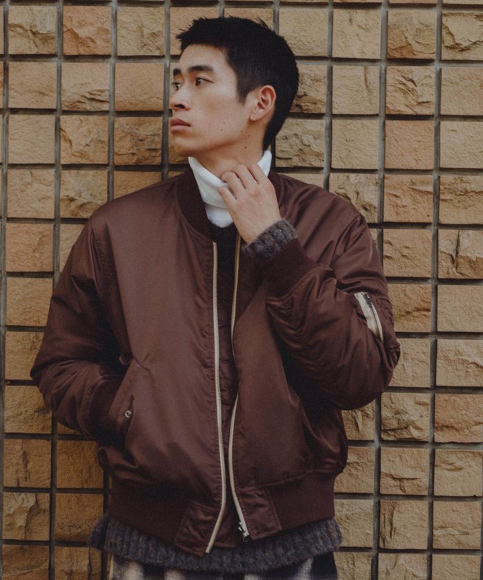 ハリウッドランチマーケット MA1 リバーシブル ジャケット ma-1