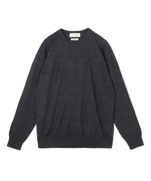 TOMORROWLAND MENS(TOMORROWLAND MENS)/TOMORROWLAND TRICOT スーパーファインメリノウール クルーネックプルオーバー/17チャコールグレー