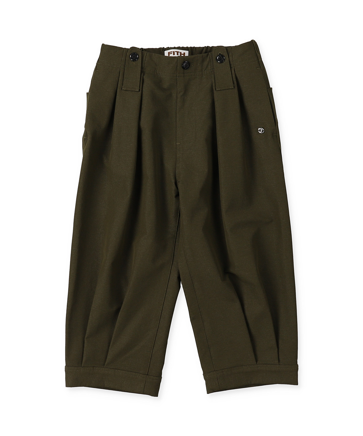 FITH フィス FITH Double Cloth Stretch Pants カーキ 1 FITH フィス FITH Double Cloth Stretch Pants カーキ 1