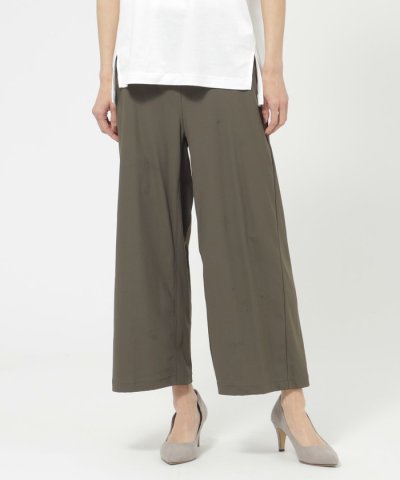 【L】【接触冷感】【ウォッシャブル】メリルハイテンションクロップドパンツ