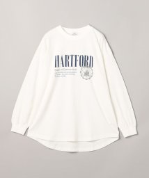 coen/ピグメントロゴプリントロングスリーブＴシャツ/506796096