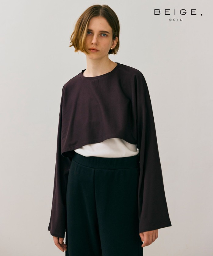 BEIGE 【BEIGE,ecru/WEB限定・洗える】JERSEY STITCH / コッ BORDEAUX F BEIGE 【BEIGE,ecru/WEB限定・洗える】JERSEY STITCH / コッ BORDEAUX F